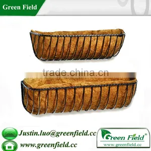 Outdoor Garden Wrought Iron Wall Planter thumbnail-1