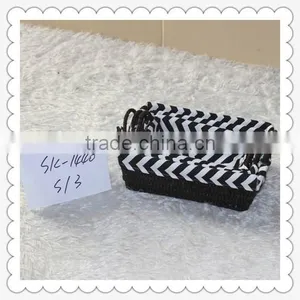 Newest Design Square Antique Handmade Natural Material Willow Basket thumbnail-1