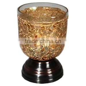 Decorative Stem Glass Hurricane thumbnail-1