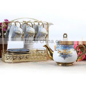 Porcelain/ceramic Tea Set 24pcs /17pcs/ 15pcs/12pcs thumbnail-1