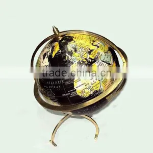 Educational Globe With Metal Base, Rotating World Globe, Unique World Globe, Table World Globe, thumbnail-4