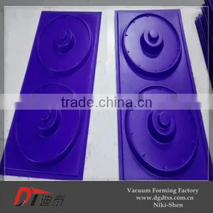 Thermoformed Round Acrylic Advertising Latticed Tray thumbnail-5