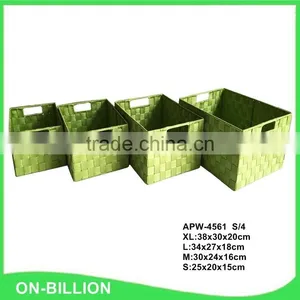 Household Handmade Nylon Woven Storage Basket for Shelf Cabinet thumbnail-3