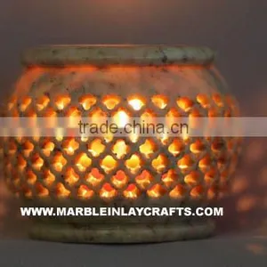 Soapstone Tea Light Candle Holder thumbnail-1