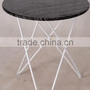 Cooper Metal Stainless Steel Frame With Glass-top Round End Table for the Living Room thumbnail-5