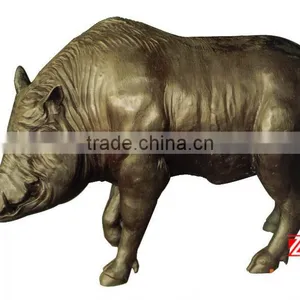 Bronze Fat Decorative Pig Statue thumbnail-1
