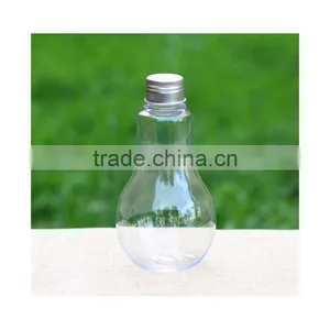 Factory Supply Screw Alu.Cap Wholesale Plastic Drinking Beverage Bottle Light Bulb Juice Bottle thumbnail-6