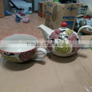 Ceramic Teapot and Cup in One thumbnail-1