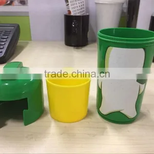 Helmet Cafe Plastic Cup Promotional Gift for Chiristmas thumbnail-2