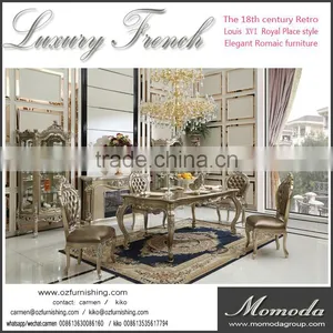 CB1-1A King Size Bedroom Set in High Gloss/elegant and Luxurious Champagne Gold Bedroom Set thumbnail-6