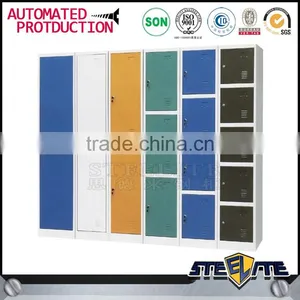 Easy Assemble Metal 2 Door Steel Locker Cabinet Used School Lockers for Sale thumbnail-1