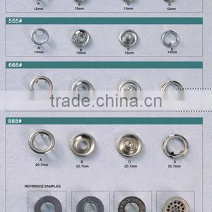 KMJ-2110 Fashionable Style Metal Prong Snap Buttons for Clothes thumbnail-1
