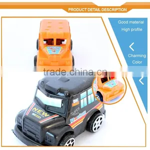 Funny Pull Back Car Cartoon Figure Toys Mini Car for Kids thumbnail-2