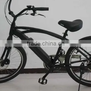 2017 Newly Design 26 Inch Aluminum Electric Beach Cruiser Bike thumbnail-3
