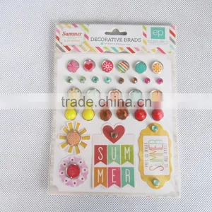 DIY Decoration Brads/kids Educational Toys/High Quality and Cute Craft Decor Brads for High Quality Paper Craft thumbnail-1