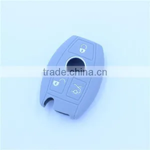 High Quality 3 Buttons With Hole Silicone Car Key Cover Case for Mercedes-benz Remote Keys in Stock thumbnail-3
