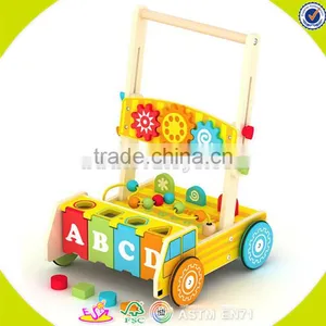 Wholesale Funny Toddler Wooden Walker Toy Educational Wooden Walker Toy Bring Fun Best Selling Wooden Walker Toy W16E029 thumbnail-3