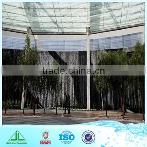 Glass Water Wall Fountain, With Digital Logo or Light thumbnail-5