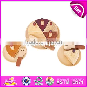 2017 New Design Simulation Kids Natural Wooden Birthday Cake Toy W10B180 thumbnail-3