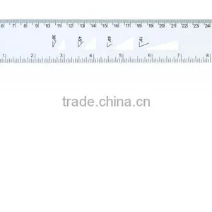 Square Ruler With Etching Scale With 3 Vials Square Ruler thumbnail-1