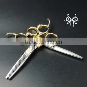 QJ-HS186 Hairdressing Scissors Hair Scissors Purple Dragon Hair Scissors thumbnail-3