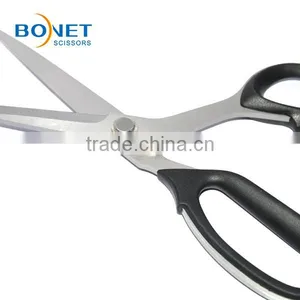 STA0017 CE Qualified 10'' 4.0mm Thickness Titanium Coating Precision Grinding Blades Nylon Handle High Quality Tailor Scissor thumbnail-3