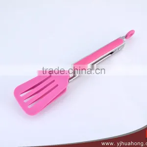 Nylon Kitchen BBQ Food Tongs With Stainless Steel Handle thumbnail-1