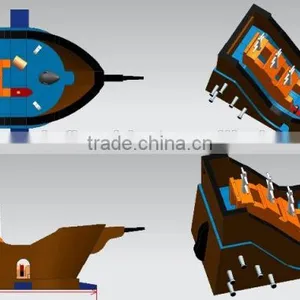 New Design Pirate Ship Inflatable Slide With Factory Lower Price thumbnail-2