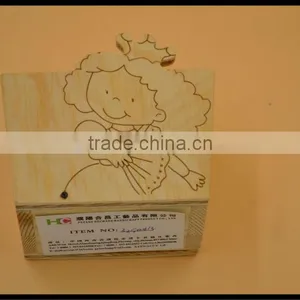 2017 Wooden Cartoon Character Pen Holder thumbnail-2