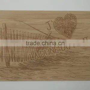 FSC Laser Carved Bamboo Postcard thumbnail-3