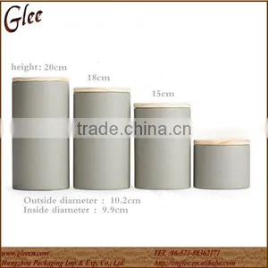 Round Tea Box Wood Gift Box thumbnail-1