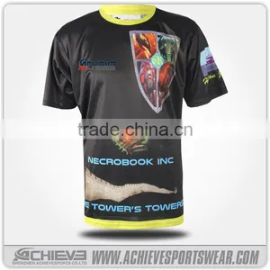 Men Motorcycle Round Neck t Shirt 100% Polyester Cool Mesh Casual Motocrosse Jerseys thumbnail-3