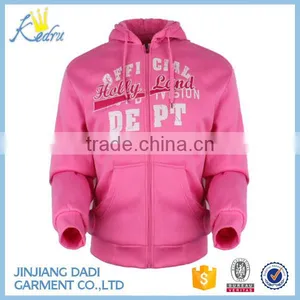 Trade Assurance DADI 2015 New Women Custom Casual Blank Plain Sports Wear Gym Zip Hoodies thumbnail-1