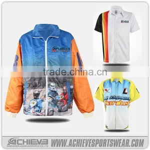 Custom Car Racing Team Shirt Service Racing Jacket thumbnail-1