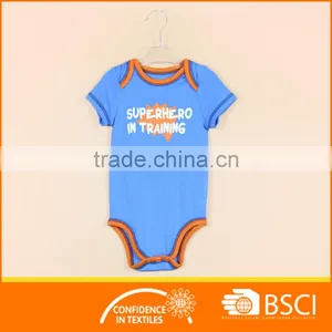 Baby Summer Wear Printed Letters Short Sleeve Romper thumbnail-1