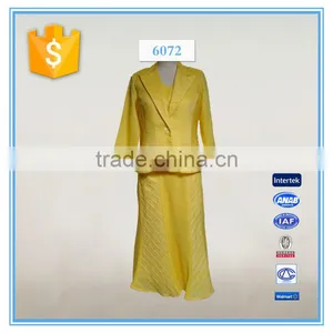 Women Embroidery Elegant Skirt Suit and Business Suits thumbnail-1