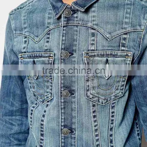 Fancy Boy Denim Nlue Young Design Jacket Cuantom Your Own Brand thumbnail-3