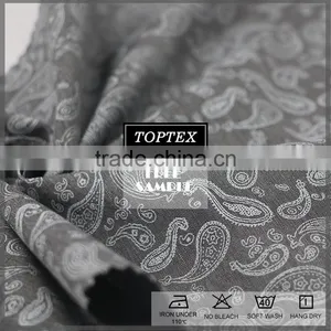 Woven High Quality Floral Printed CHAMBRAY Fabric for Clothes thumbnail-1