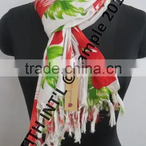 Cheap Custom Printed Beach Rayon Pareo thumbnail-1