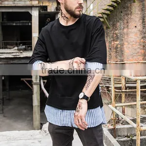 Fancy High Quanlity Fashion Custom Men Stylish t Shirt Cotton 100% t Shirt Men Wholesale China Supplier thumbnail-2