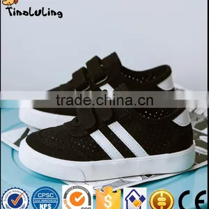 Canvas Fabric Shoes for Children High Quality Cotton Fabric Kids Shoes Wholesale thumbnail-3