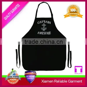 New Design Black Christmas Cotton Kitchen Cheap Custom Aprons thumbnail-1