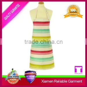 New High Quality Colour Stripe Printing Chef Professional Apron thumbnail-1