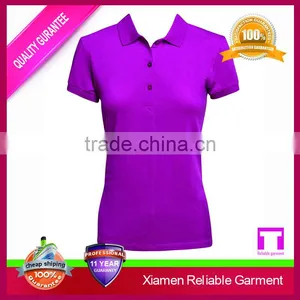 100% Cotton Plain Blank Ladies Polo Shirt, Slim Fit Sport Clothing Wholesale Manufacturers thumbnail-6