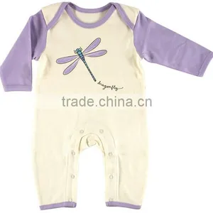 Printed Autumn Wear Long Sleeve Custom Infant Organic Cotton Wholesale Newborn Cheap Baby Clothes China thumbnail-2