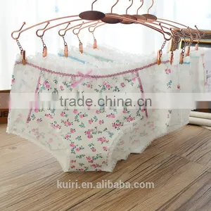 Women High Quality Cotton Underwear Young Girls Comfortable Panties thumbnail-2