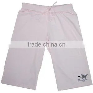 White Pants / Short Pants / Printed Pants for Womens thumbnail-1