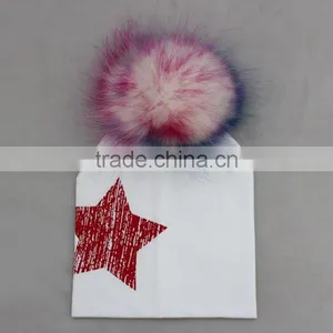 Myfur Fashion Beauty Baby Hat With Star Cotton Infant Kids Hair Hat Headband thumbnail-2