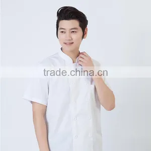 OEM Unisex Gender Black and White Restaurant Chef Uniform Coat thumbnail-2
