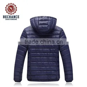H1044 Mens Navy Down Jacket Light Weight Wearing Windproof Coat thumbnail-2